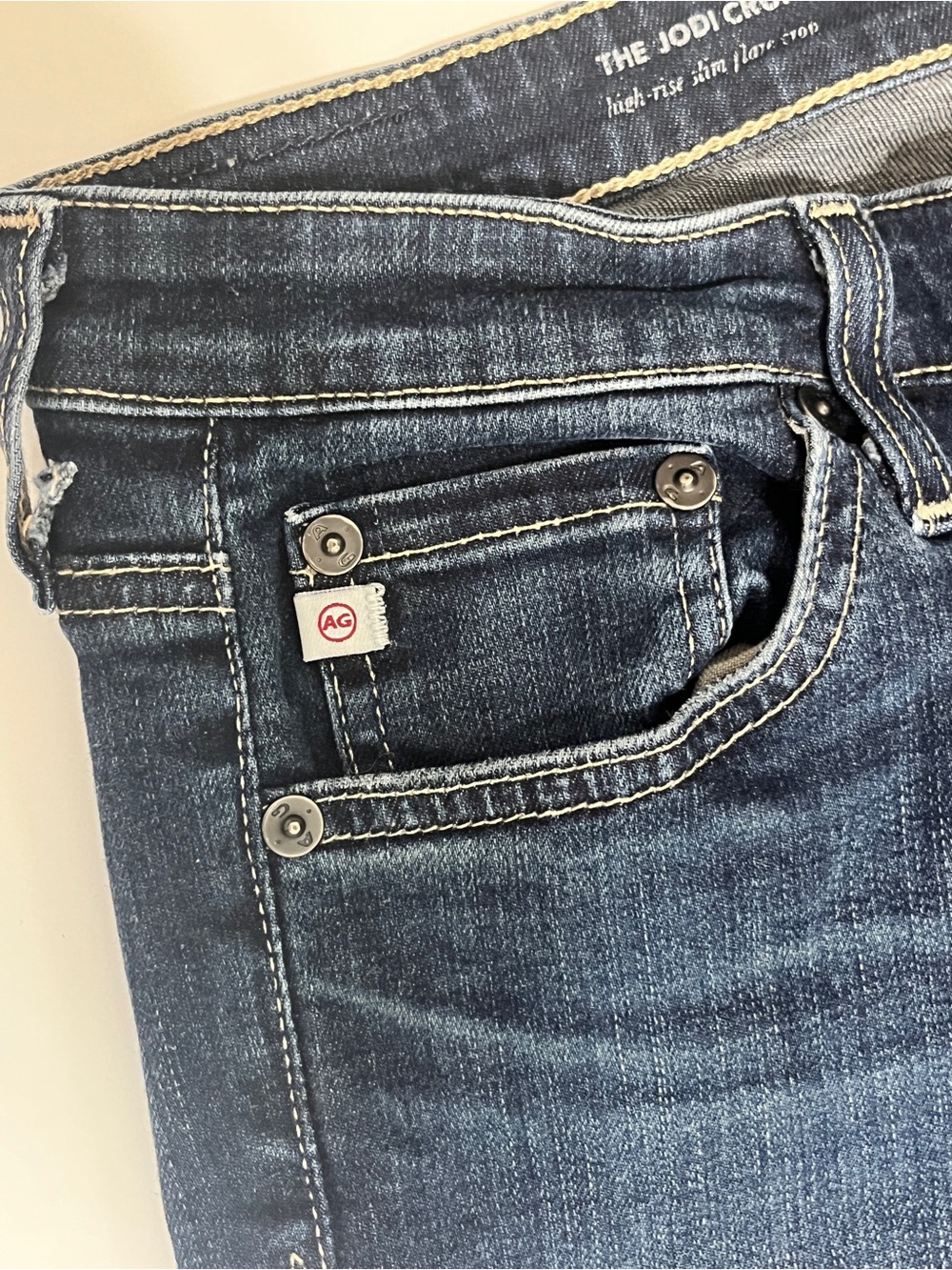 AG Adriano Goldschmied The Jodi Crop Jeans size 27 - Picture 4 of 8